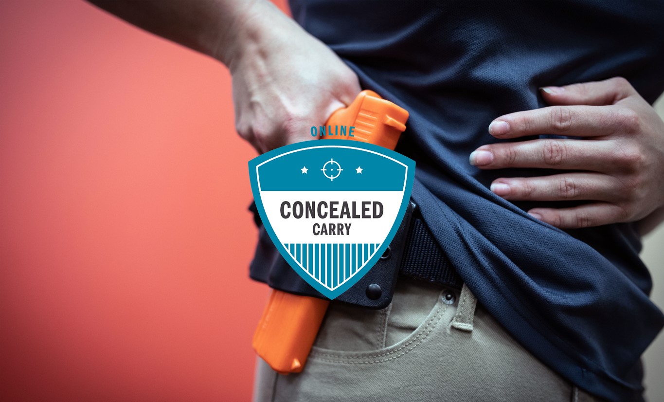 Online Concealed Carry Class Badge Online CCW Classes Badge